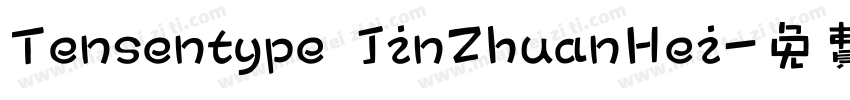 Tensentype JinZhuanHei字体转换